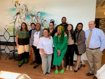 Cohort graduates with David Garvey