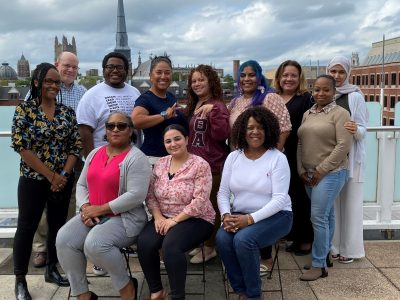 A photo of the Nonprofit Emerging Leaders of Color with David Garvey