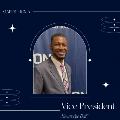 A photo of GAPPS-ICMA Vice President Kemrodge Bell